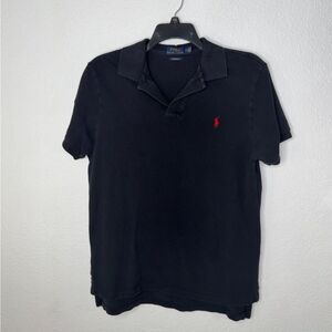 Polo Ralph Lauren Men's Black Polo Shirt Size L